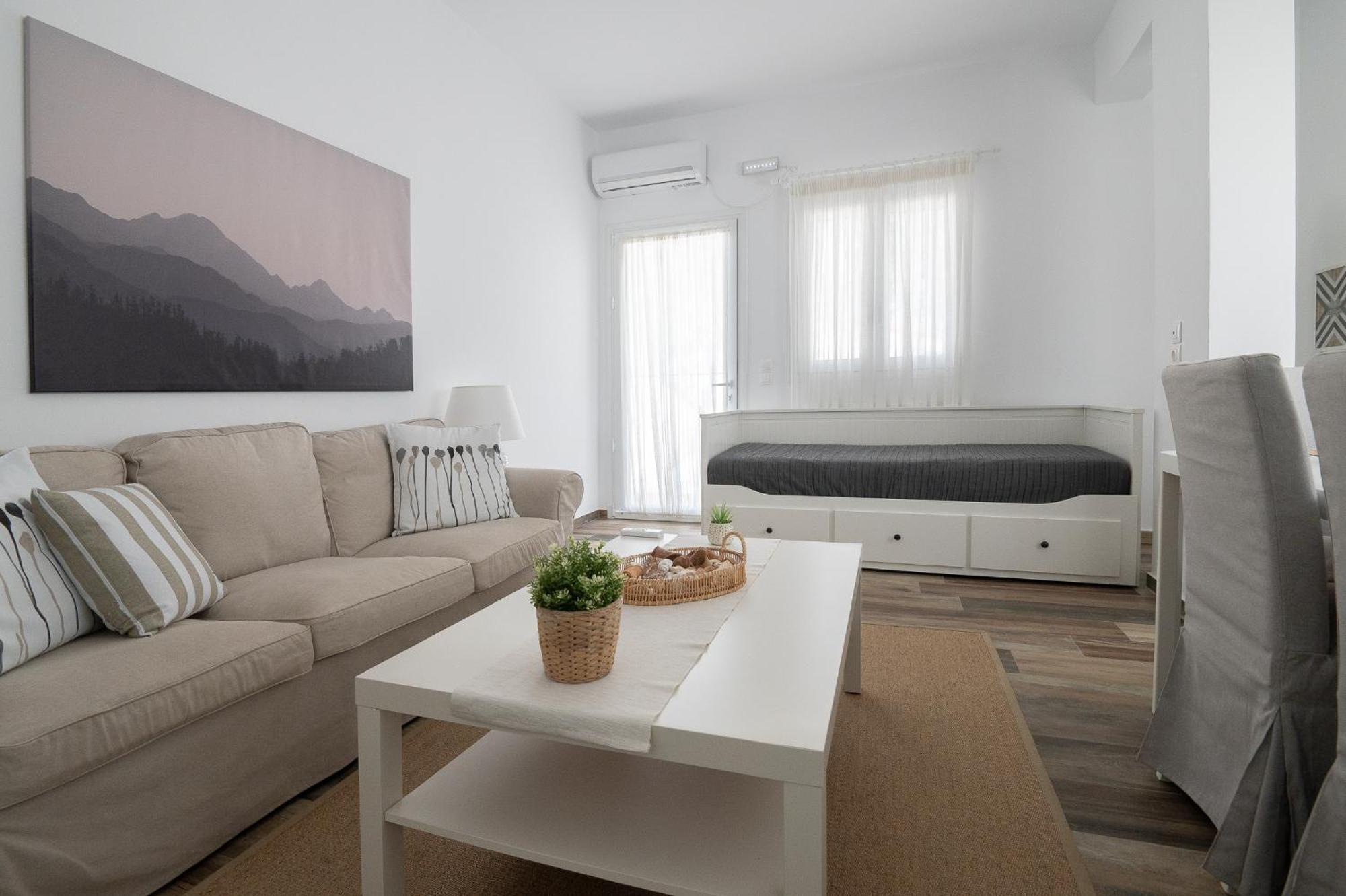 Pouletis Family Apartments - Akroyali Seaview Getaways 卡拉马塔 客房 照片